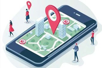 A close-up of a GPS tracking device showing real-time data on a digital map, representing vehicle tracking technology for enhanced security and monitoring.